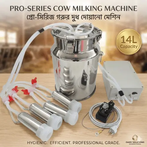Cow Milking Machine 14 Liter – Rechargeable  | দুধ দোহন মেশিন