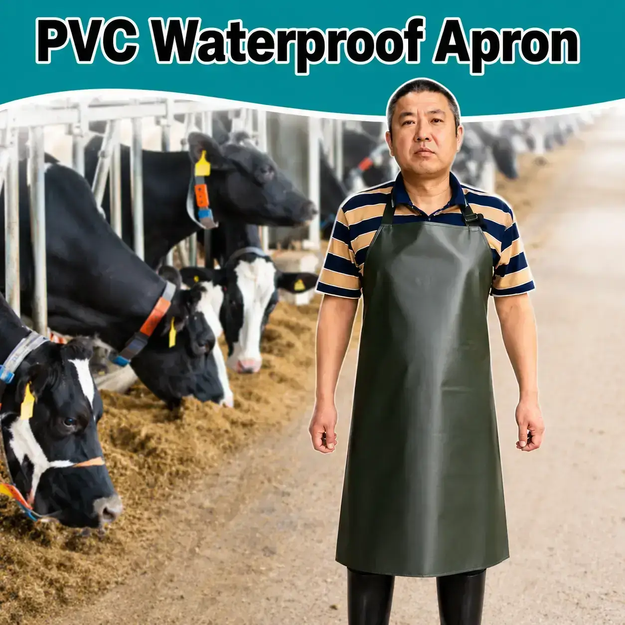 PVC Waterproof Apron  পিভিসি ওয়াটারপ্রুফ সেফটি অ্যাপ্রন