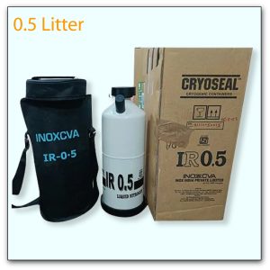 inox 0.5 liter liquid nitrogen can