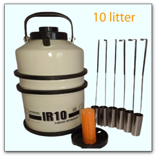 inox 10 liter liquid nitrogen can