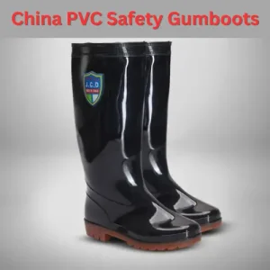 China PVC Safety Gumboots গরুর খামার, কারখানা ও বৃষ্টির দিনে আদর্শ বুট