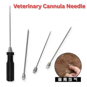 Veterinary Cannula Deflation Needle গরু ছাগলের গ্যাস বের করার যন্ত্র
