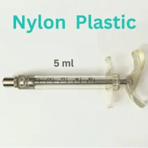5ml Nylon Rocket Syringe ভেটেরিনারি নাইলন প্লাস্টিক সিরিঞ্জ
