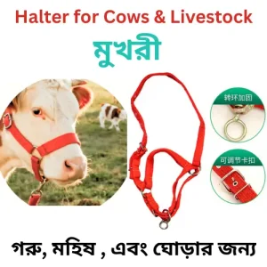 Adjustable Halter for Cows & Livestock | গরু ও গবাদিপশুর হাল্টার রশি