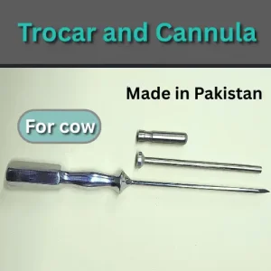 Trocar and Cannula for Cow Made in Pakistan | গরুর পেটের গ্যাস বের করার ভেটেরিনারি যন্ত্র